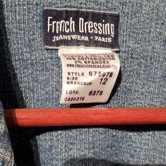 Vintage Jeans - Womens Jean Jacket "French Dressing" Size 12 - VGC - Picture 2 of 6